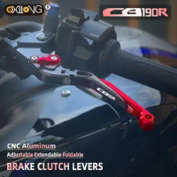 Motorcycle Adjustable Brake Clutch Lever Handle Brakes Handlebars Accessories For Honda CB190r CB 190R 2015-2018 2016 2017 2019