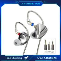 CVJ Kumo 16 BA in-Ear Monitors Balanced Armature Wired with Tuning Switch Cancelling HIFI Earbuds Bass Headset