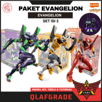 Blokees EVANGELION Premiun Detail Action Edition - model kit figure mainan robot
