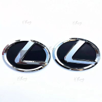 H.Rong Lexus Logo Toyota Black Chrome Front Rear Steering OEM Emblem Logo-152c4c8b