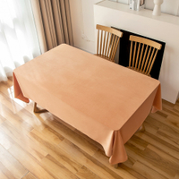 伊美居 - 馬卡龍絨布單層半光澤桌巾