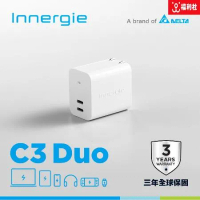 Innergie 台達電 C3 Duo (摺疊版) 30W 雙孔 Type-C 快充 充電器 充電頭 變壓器