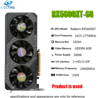Used Graphics Cards AMD For ASUS RX 5600 XT 6GB GDDR6 Mining GPU Video Card 192Bit Computer RX5600XT