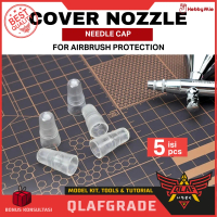 Needle Cap COVER NOOZLE Hobby mio - AirBrush Protection pelindung ujung penbrush