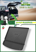 Corcoransu สำหรับ Ford EDGE L PLUS 2020-2023 แผ่นปูพื้นท้ายรถแบบสั่งตัดพิเศษ แผ่นปูพื้นท้ายรถสำหรับท