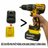 Đế Chuyển Pin MAKlTA  Sang Dewalt 18 - 20V - Ngàm Đế Chuyển Chân Pin MAKlTA 40MM Sang Cho Pin Dewalt