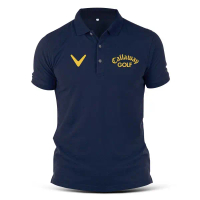 Áo Thun Polo, Thêu, PGA Callaway Golf Thể Thao, Baju T-Shirt, Bông, Áo Thun Thường Ngày Unisex, Có C