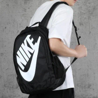Nike Elemental 男女後背包 雙肩背包 大LOGO 黑白 CK0953-010