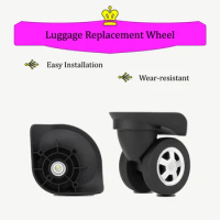 W045 Luggage Wheels Suitcase Replacement Accessories Universal Wheel Swivel Detachable Silent Reinforcement Casters Repairing