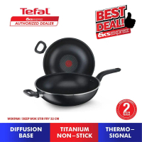 Tefal Masak Mudah Non Stick Wokpan/Deep Wok Tumis (32cm) B50389 / B5038996
