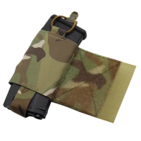 Ferro Style Tactical V2 Side Pouch Elastic Radio Holder Magazine Pouch Walkie Holder FCPC V5 Airsoft Hunting Vest Gear