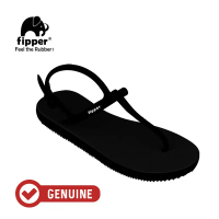 MK Fipper Strappy Black, Black Black Original DARUMSHOP FIPPER