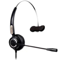RJ9 plug headset Noise canceling Telephone headphones call center phone headset office headphones for Nortel Avaya 24XX 4610 etc