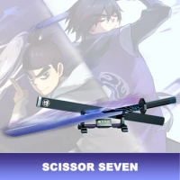 Creative Anime Scissor Seven Assassin Blade Sword Building Blocks Ninja Knife Weapon Katana Glow At Night Brick Toy Gift For Kid