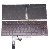 US RU Keyboard for MSI Crosshair 15 15-A11U 15-B12U B12UEZ GF66 MS-1582 GF76 GL76 GL66 MS-17L1 MS-17H3 V203222CK1 Backlit