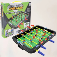 Foosball Tabletop Game Portable Billiard Game Creative Soccer Table Competition Sports Games for Kids Adults Family Party