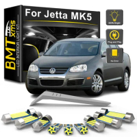 BMTxms 14Pcs Canbus LED Interior Light Bulb Kit For VW Volkswagen Jetta MK5 5 V 2006 2007 2008 2009 2010 Car Indoor Trunk Lamp