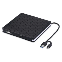 External DVD Drive USB 3.0 Portable Optical Drive CD player For Laptop Desktop Computer