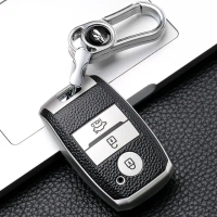 Pelindung Sarung kunci kereta gaya TPU, Penutup Fob untuk Kia Rio Rio5, Sportage R, Optima, Sorento,