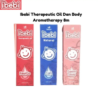 Ibebi Natural SweetSleep Pink 8Ml Body Oil Menghangatkan Kulit Bayi Biru Lavender Merah Sensitif