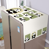 簡約冰箱罩防塵布單雙開冰箱蓋布收納袋防油滾筒洗衣機微波爐蓋巾