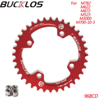 BUCKLOS 96BCD MTB Chainring Narrow Wide Chainring 32T 34T 36T 38T Round Oval Chainwheel Fit Shimano M782 M622 M672 M523/M3000