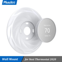 PlusAcc Wall Plate fit for Google Nest Thermostat 2020 Durable Nest Backplate Mounting Plate Cover - Easy Installation Trim Kit