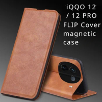 For vivo iQOO 12 Pro iQOO12 Luxury Leather Case Retro Skin BOOK Flip Magnet Full Cover For vivo iQOO12 Pro 12 PRO Phone Bags