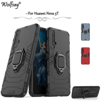 For Huawei Nova 5T Case Shockproof Armor Silicon Cover Hard PC Phone Case For Huawei Nova 5T Protective Cover For Huawei Nova 5T