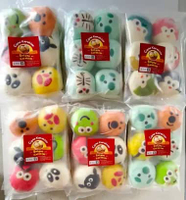 Cipao Bakpao Karakter isi coklat, 6 pcs / Bakpao Frozen /Bakpao Karakter Halal