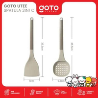 Goto Utee Spatula Silikon Tahan Panas Anti Lengket Sendok Sayur SPATULA 2IN1 C