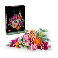 【LEGO 樂高】Botanicals 10342 優雅粉紅花束(花藝 居家擺設 積木 玩具模型 母親節)