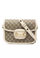 Gucci 二手 Gucci 中 GG Supreme 馬銜扣 1955 單肩包