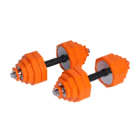 New Adjustable And Detachable Household Steel Set Gift Box 10-40kg Combination Dumbbell Barbell