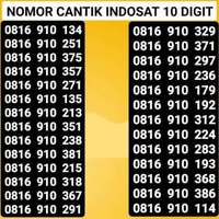 Nomor cantik Indosat im3 10 digit 4G plus 5G Langka 0816 706 147