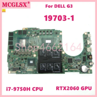 19703-1 With i7-9750H CPU RTX2060 GPU Notebook Mainboard FOR DELL G3 Laptop Motherboard CN-0HK1DX 100% Working Well Used