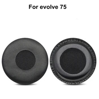 Over-Ear Foam Earphone Earpads Cover 2 PCS Memory Foam Sponge Replacement for Jabra evolve 20se 30II 40 65+ 75 Headphone
