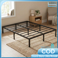 LU1-Queen Bed Frame King Single Storage bed frame Twin Full Heavy Duty Bed Frame Easy Assembly Noise