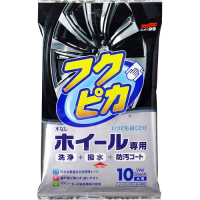 日本SOFT99 輪圈用清潔鍍膜濕巾-急速配