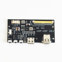 MiniDP to EDP 4k 120HZ DIY4K driver board 4K 2K 1080 adapter portable display