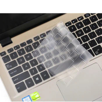 14 inch Laptop Clear TPU Keyboard Cover Skin Protector For Asus vivobook S14 X411 X411N X411UF X411UA X411UN X411MA R421 14"