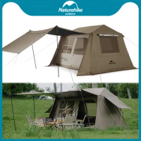 Naturehike Village 6.0 Automatic Tent Travel Multiplayer Camping Tent Large Outdoors Sun Protection Shelter New Quick-opening
