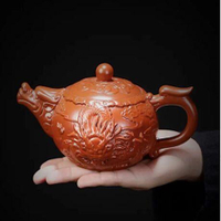 鳳鳴壺大紅袍茶具套裝茶生活高端茶器原礦紫砂西施漢瓦石瓢茶壺