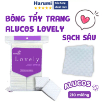 Bông Tẩy Trang Alucos Lovely Làm Sạch Sâu, Bông Tẩy Trang Lovely, Bông Tẩy Trang Bạch Tuyết Sần Sùi 