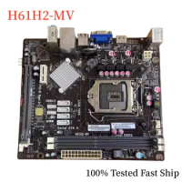 For ECS H61H2-MV Motherboard H61 LGA1155 DDR3 Mini-ITX Mainboard 100% Tested Fast Ship