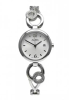Alba Jam Tangan Wanita ALBA AH7963 Strap Stainless Steel Silver