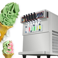 Automatic ice cream machine price/commercial ice cream maker machine mini/soft serve ice cream machine home