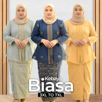 Baju Kebaya biasa | Size 3xl-7xl | songket Terengganu | Asli songket  tenun | 100% cotton | dewasa |
