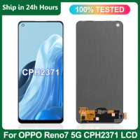 Original New 6.43" For OPPO Reno 7 5G LCD Display CPH2371 Touch Screen Digitizer Assembly Replacement For Reno7 5G LCD Screen