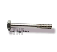 spesial baut hexagonal m12x110 drat 1.75 stainless ss304 half drat m12 x 110 mm atau 11 cm kunci 19 